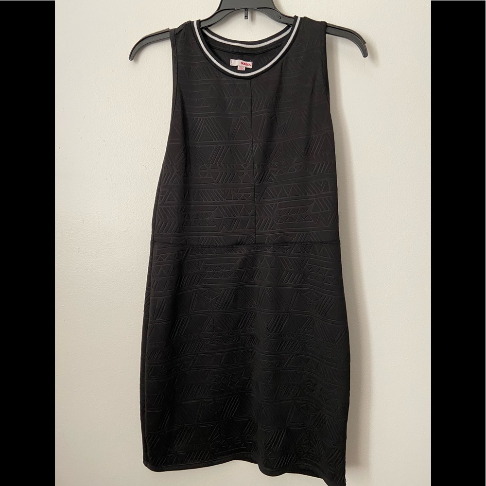 Textured Black Dress